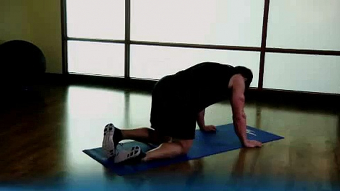 All Fours Quad Stretch Quadriceps Exercise for Male