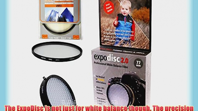 EXPODISC 2.0 WHITE BALANCE FILTER NEUTRAL PORTRAIT 77mm EXPOD2-77   HOYA UV HMC