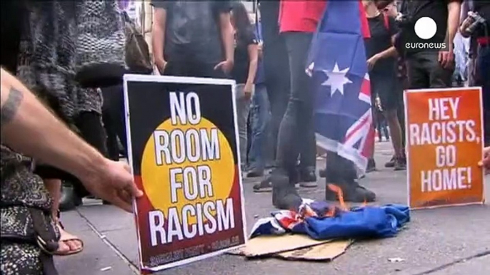 Australia: Clashes between anti-Islam and anti-racism protesters