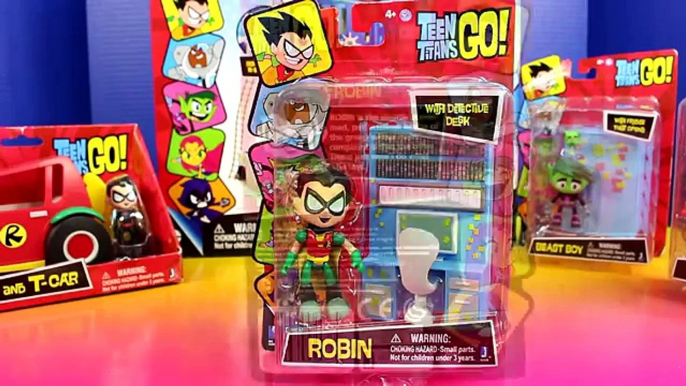 Teen Titans GO T Tower Cyborg ROBIN BEAST BOY RAVEN DC COMICS