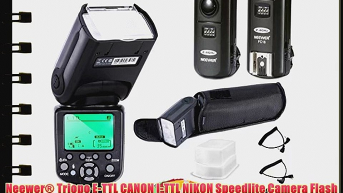 Neewer? Triopo E-TTL CANON I-TTL NIKON Speedlite Camera Flash Kit for * BOTH* Canon