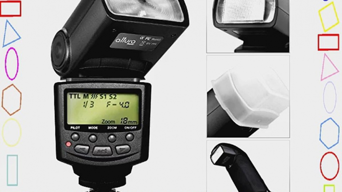 Altura Photo E-TTL Auto-Focus Dedicated Flash (AP-C1001) for Canon DSLR Cameras including Rebel