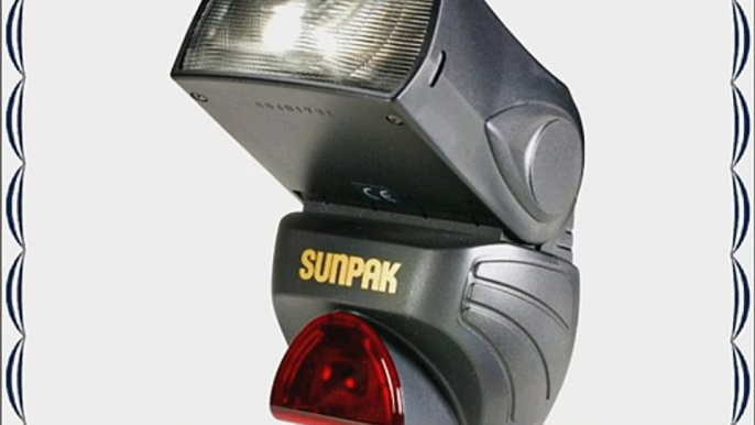 Sunpak PZ40X Power Zoom Digital Flash for all Canon EOS TTL E-TTL and E-TTL II Cameras (Black)