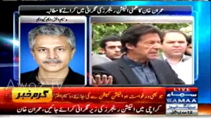 Waseem Akhtar(MQM) Clearly Shows His Jealousy Over Imran Khan Demands Rangers To Be Deployed In NA-246