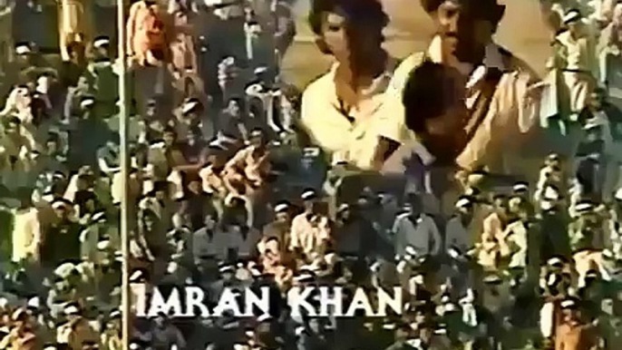 Rare Video of Imran Khan Bowling  demolishing Indian Batting