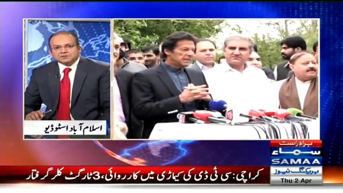 Nadeem Malik Live (Kya Imran Khan Karachi May Khel Jama Pain Gay ) - 2nd March 2015