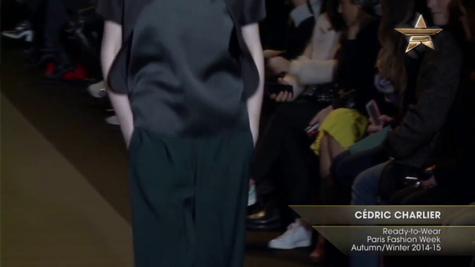 Fashion Week CÉDRIC CHARLIER Ready-to-Wear Paris Fashion Week Autumn Winter 2014-15