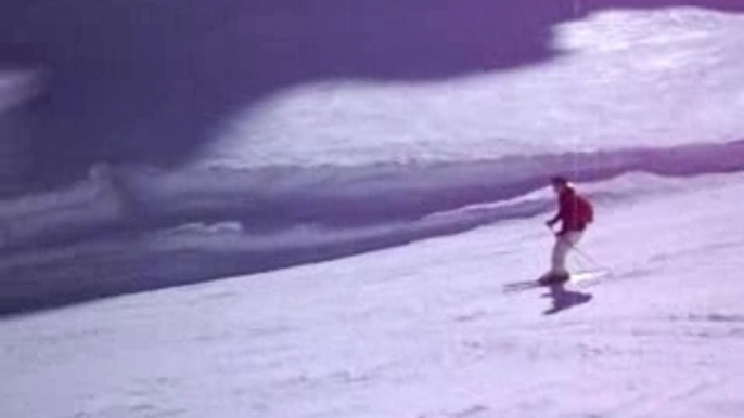 Descente ski-surf Foux d'allos 1800