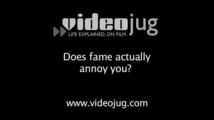 Does fame actually annoy you?: William Shatner On Fame