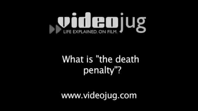 What is the death penalty?: Death Penalty In The US