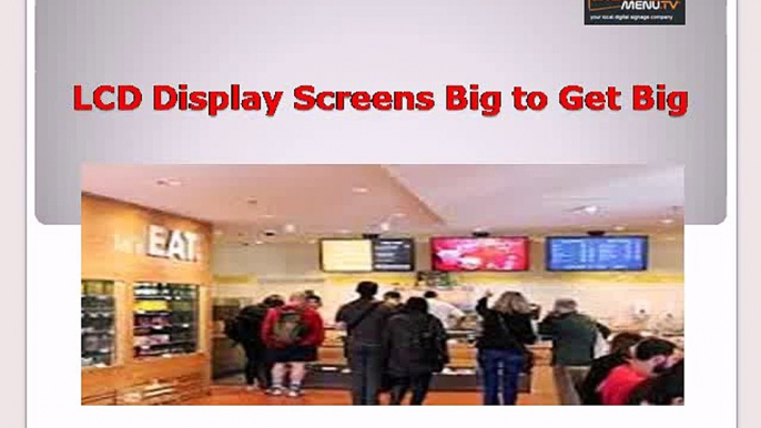 LCD Display Screens Boston