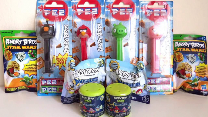 Angry Birds Surprise Eggs, Mash'ems, Blind Bags, & Pez dispensers!