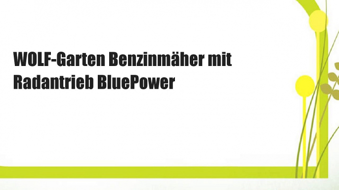 WOLF-Garten Benzinmäher mit Radantrieb BluePower