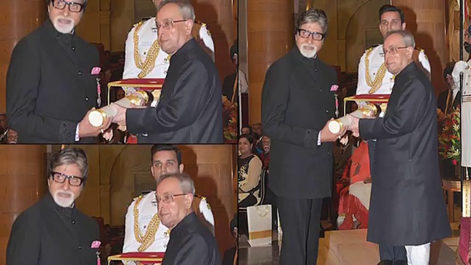 Amitabh Bachchan conferred with Padma Vibhushan