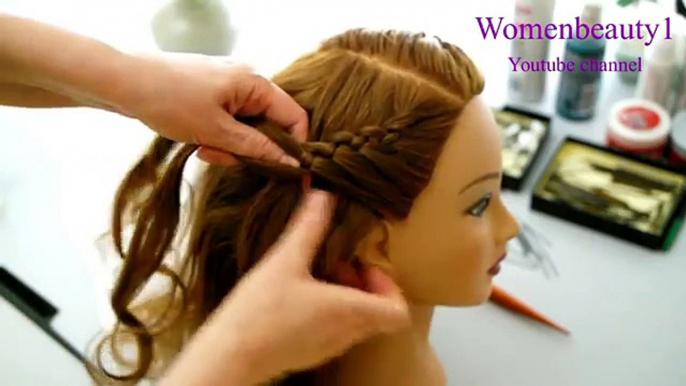 Hairstyle for everyday (4 Strand Braid). Updo hairstyles for long hair _ Tune.pk