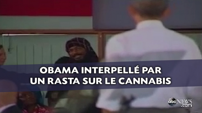 Obama interpellé par un rasta sur le cannabis en Jamaïque