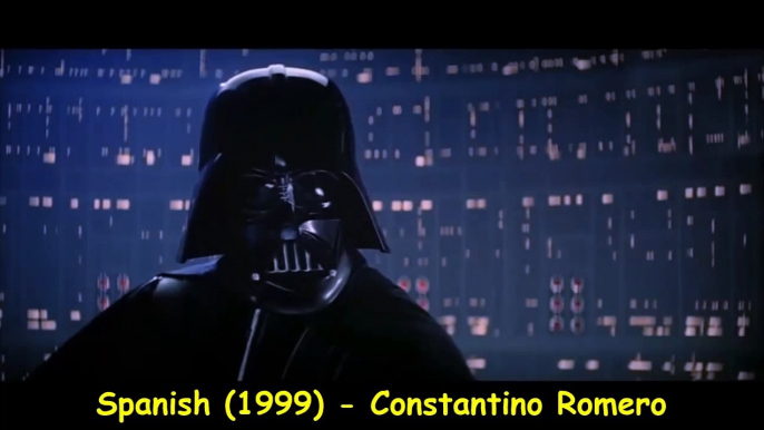 Darth Vader "No, I am your father." in 20 different languages. Star Wars Multi language