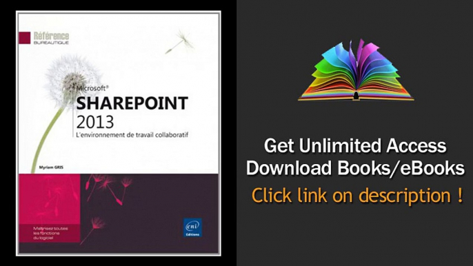 Download PDF SharePoint 2013 - Lenvironnement de travail collaboratif