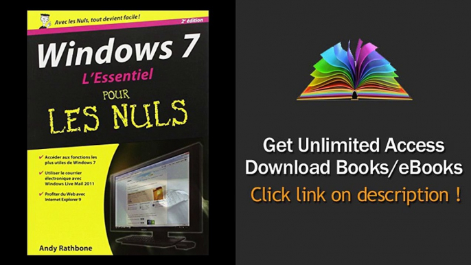 Download PDF WINDOWS 7 2E LESSENTIEL POUR LES NULS