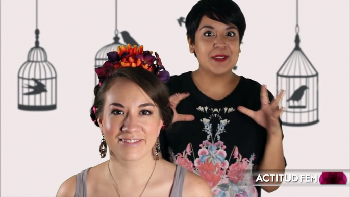 Trenzas estilo Frida Kahlo. Peinados fáciles con trenzas