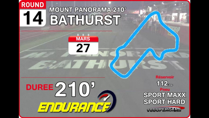 Tour de piste à Bathurst en Volvo V8 Supercars sur Rfactor