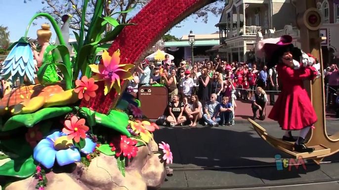 FULL "Frozen" Festival of Fantasy Parade at Magic Kingdom, Walt Disney World with Anna and Elsa