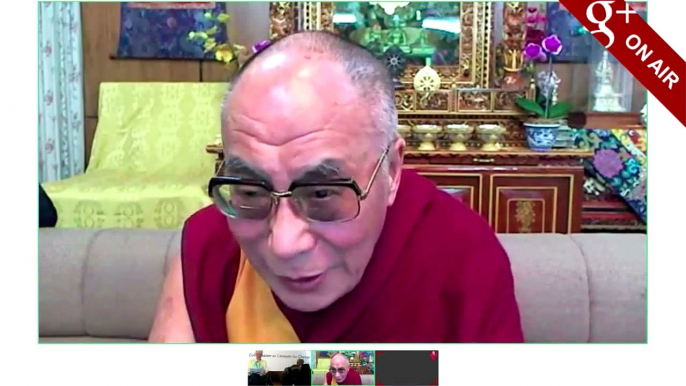 Highlights from the Dalai Lama & Desmond Tutu Google+ Hangout On Air