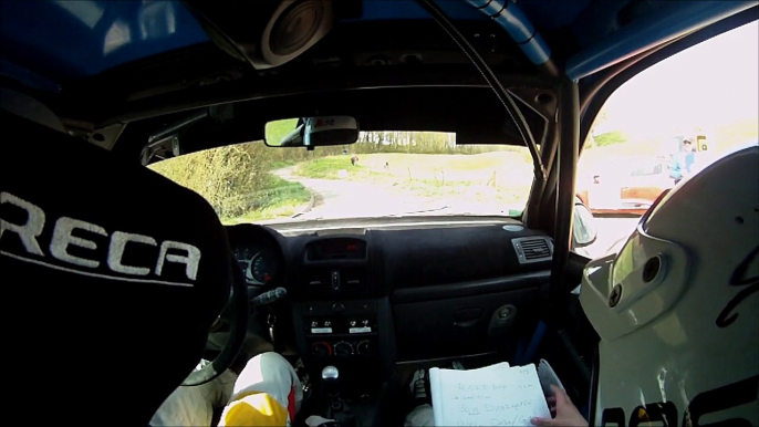 ES5 Braye en Thiérache - Rallye de Vervins 2015 - Pierre Alex/Margaux Perrin - Clio Ragnotti FN3 - 5ème temps scratch