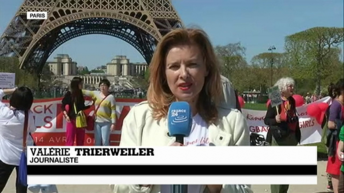 #BringBackOurGirls : Valérie Trierweiler appelle la communauté internationale à "ne pas oublier"