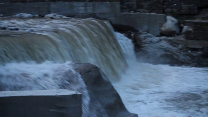 Water fall  Neelum valley Kutton 11 April 2015 6:32 pm at evening