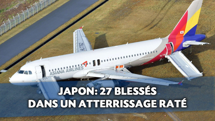 Japon: 27 blessés dans un atterrissage raté