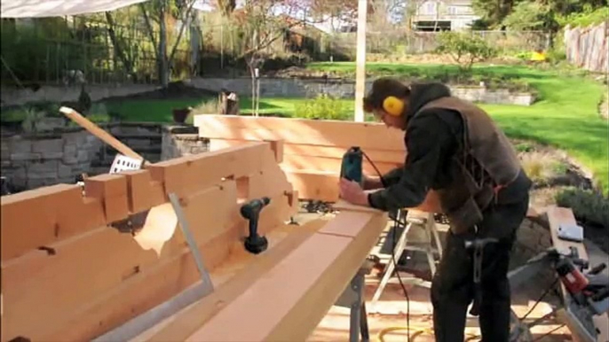 Woodworking, Japanese Garden Gate, Timber Framing