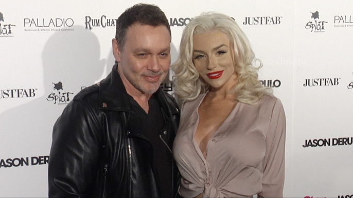 Courtney Stodden and Doug Hutchison STAR Hollywood Rocks! Red Carpet Arrivals