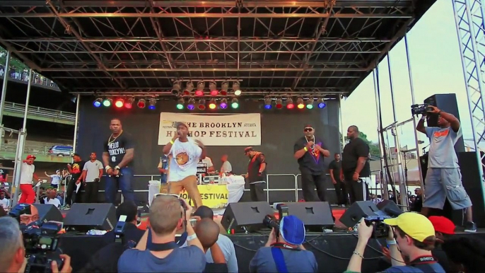 Busta Rhymes & Leaders Of The New School reunite and perform Case Of The P.T.A. at the 2012 Brooklyn Hip-Hop Festival