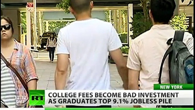 Brain, No Gain: College a bad investment for jobless US grads