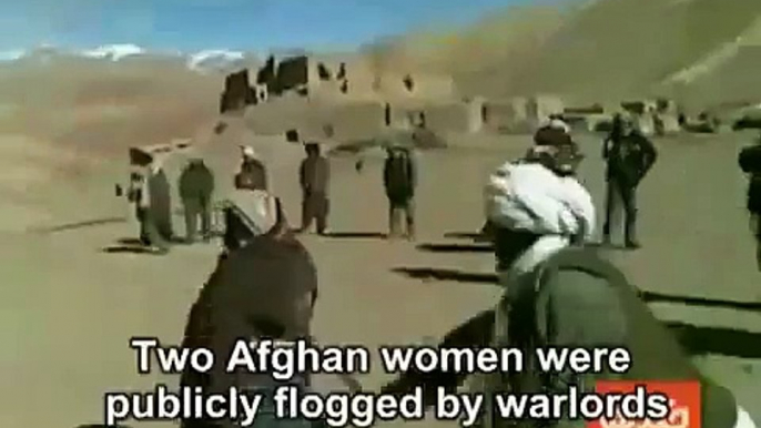 Two Afghan Woman Publicly Get Beat With A Whip for Running Away from their Husbands!