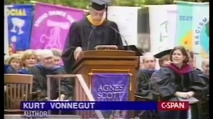 Kurt Vonnegut College Commencement Address: Speech to Students (1999)