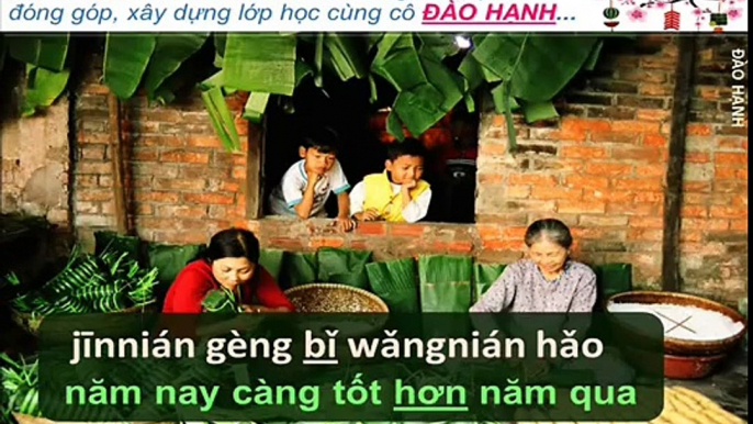 Happy New Year Chinese version: Vietsub bản đẹp HD - hoc tieng trung bài hát mừng năm mới hay nhất