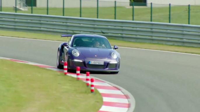 NA PISTA Porsche 911 GT3 RS 2016 Ultra Violet 4.0 Boxer-6 500 cv 46,9 mkgf 0-100 kmh 3,3 s