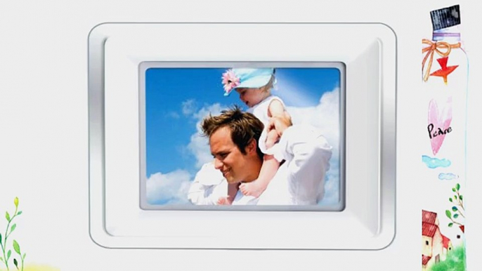 Coby DP772 7-Inch Widescreen Digital Photo Frame with MP3 Player