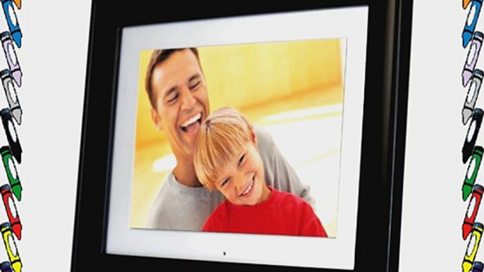 Pandigital 8.0-Inch Digital Photo Frame w/2 Interchangeable Frames