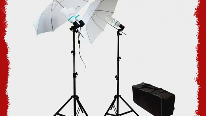 LimoStudio 600W Photography Photo Umbrella Light Lighting Kit Video and Portrait Studio Umbrella