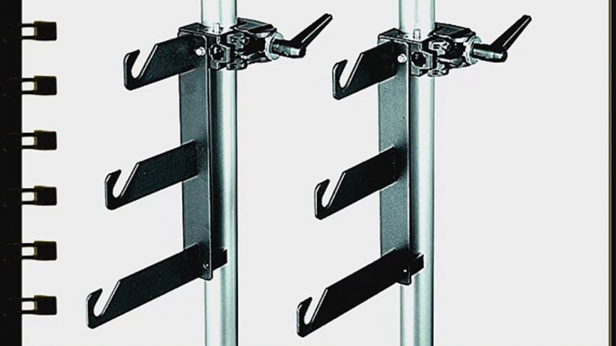 Manfrotto 044 B/P Clamps-2 Holder Hooks 045 Mounted on 2 Superclamps 035