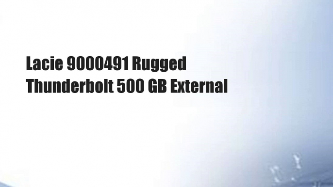 Lacie 9000491 Rugged Thunderbolt 500 GB External