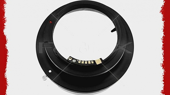 Fotodiox 10BETREOSP-C Pro Lens Mount Adapter with Dandelion AF Focus Confirmation Chip - Bronica