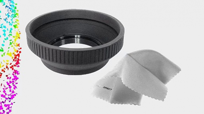 Panasonic Lumix G X Vario PZ 14-42mm f/3.5-5.6 O.I.S. Pro Digital Lens Hood (Collapsible Design)