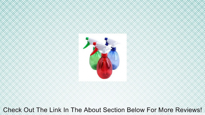 Lovely 500ml Water Spray Plastic Bottle Red Green Blue SALON Hair Plants Pet Valet Soap New Review