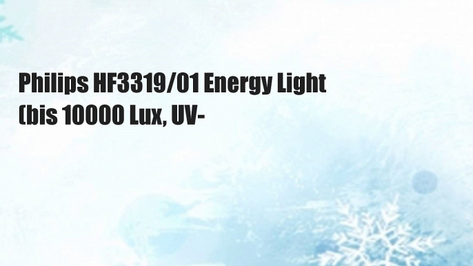 Philips HF3319/01 Energy Light (bis 10000 Lux, UV-