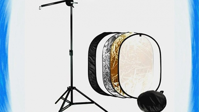 LimoStudio Photography Video Studio Super Clamp for Boom and Reflector Arm and Double-Reflector