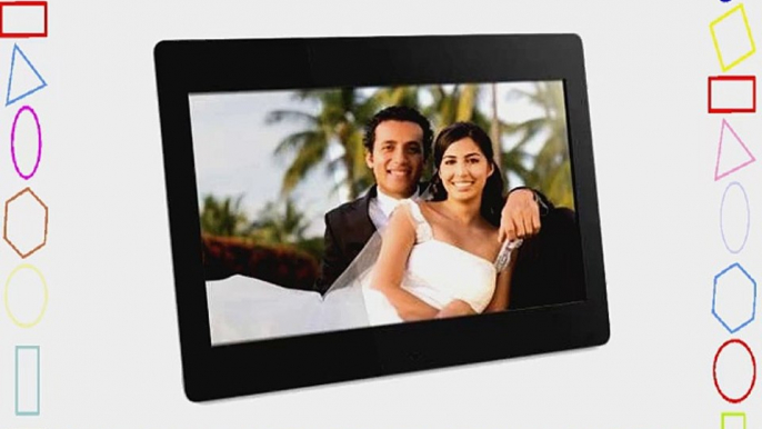 High Resolution 14 inch  Digital Photo Frame w/512MB Built-in Memory and Remote (1366 x 768)